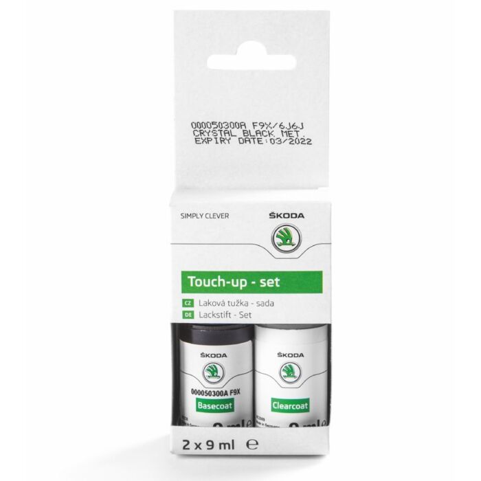 Skoda Lackstiftset Crystal Schwarz F9X Lackstift 000050300A F9X