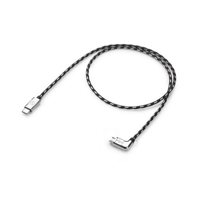 VW USB C auf Micro USB  Premiumkabel 70 cm Ladekabel Datenkabel 000051446BA Original