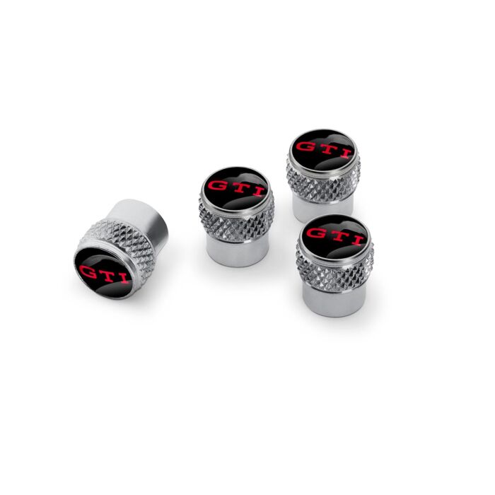 VW GTI Ventilkappen Gummi- und Messingventile Kappen 000071205Q