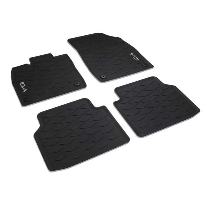 Original VW ID.4 Allwetterfußmatten Set Gummimatten Fußmatten Matten ID 4 11B061500 82V 11B06150082V