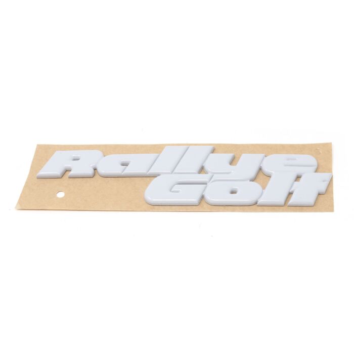 Heck-Schriftzug "RALLYE GOLF" für Volkswagen Golf 2. 191853675C GRU
