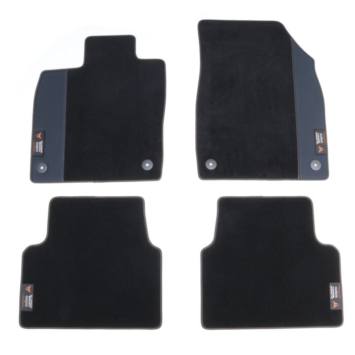 Cupra Born Premium Textilfußmatten 4 tlg. Fußmatten Satz Seat Schwarz Kupfer Original Fußmatten