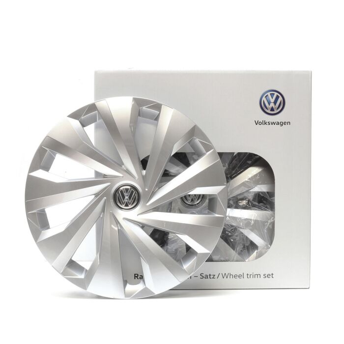 VW Radzierblenden Satz 15 Zoll Polo 2G Radkappen Radblenden 4 Stk. NEU Kappen Volkswagen Original Zubehör