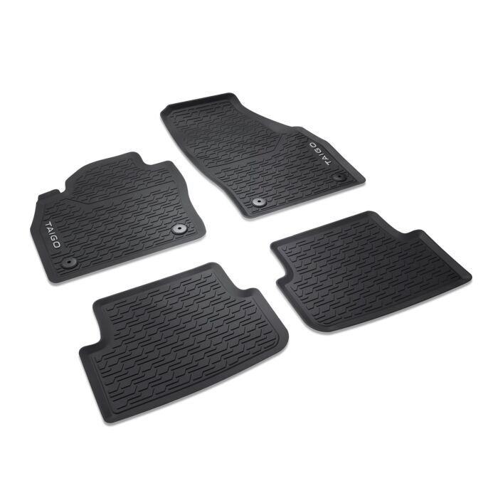 Original VW Allwetterfußmatten Taigo Vorn Hinten Satz Fussmatten Gummimatten 2G7061500 82V 2G706150082V Fußmatten Allwettermatten