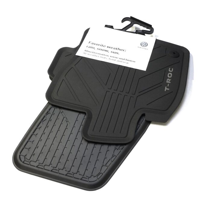 VW T-Roc Allwetterfussmatten Satz 2GA061500 82V vorn hinten