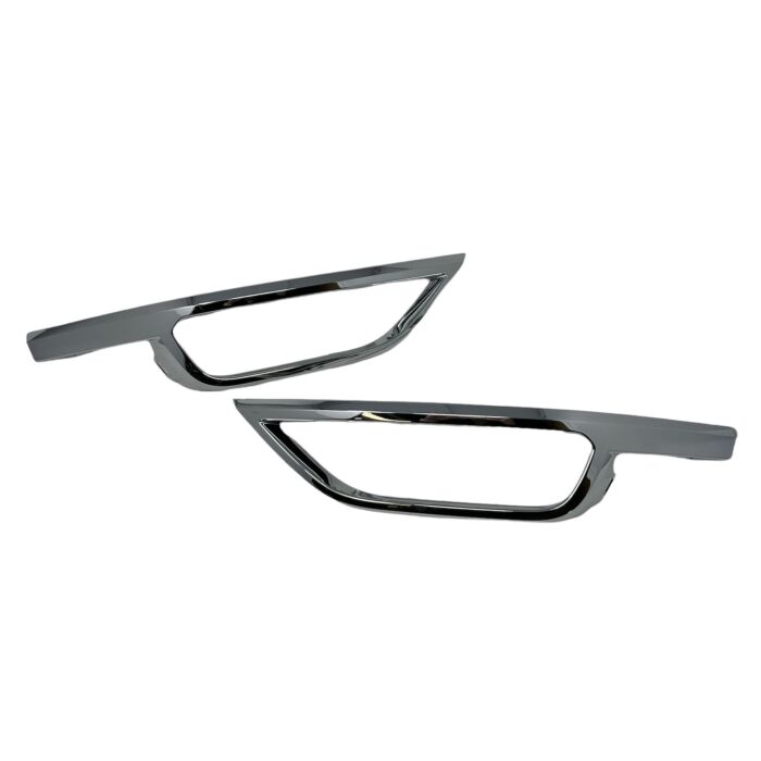 Original VW T-Roc Blenden hinten Stoßstange Chromglanz Chrom Zierblenden Abdeckungen Spoiler 2GA807833A 2ZZ 2GA807834A 2ZZ