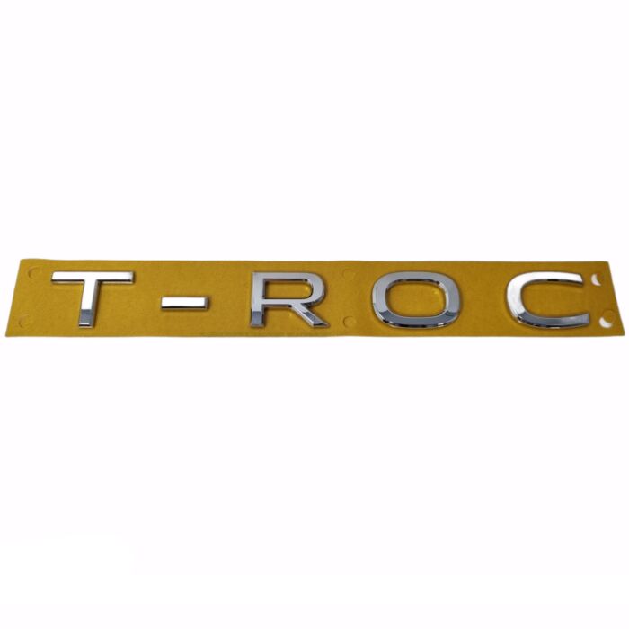 VW T-Roc Schriftzug Chrom Emblem Logo Heckklappe Hinten 2GA853687B 2ZZ
