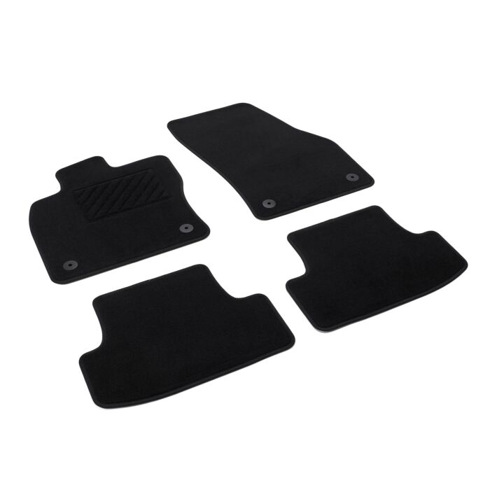 Original VW T-Roc Cabrio Textilfußmatten "Plus" vorn hinten Stoffmatten Velours Fussmatten Matten Fußmatten Textilmatten