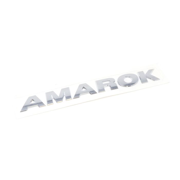 Amarok Logo Schriftzug Emblem silber hinten 28,7x3,3cm Original VW 2H5853687 739