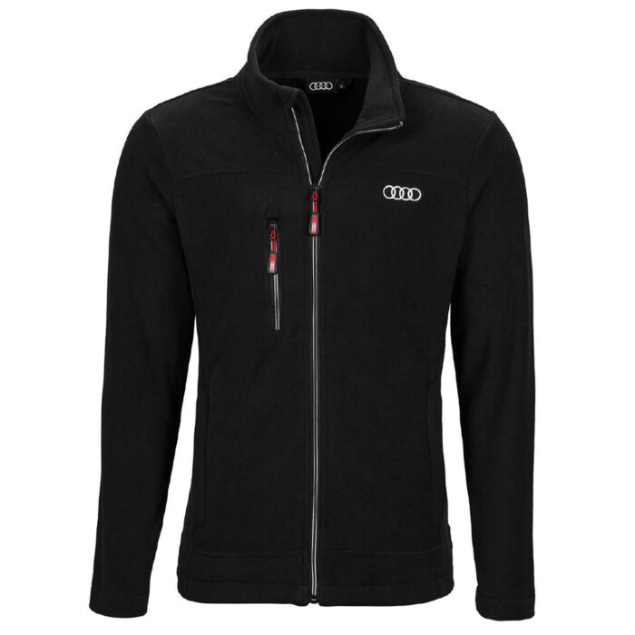 Audi Herren Fleece Jacke S M L XL XXL XXXL Audi Ringe Fleecejacke