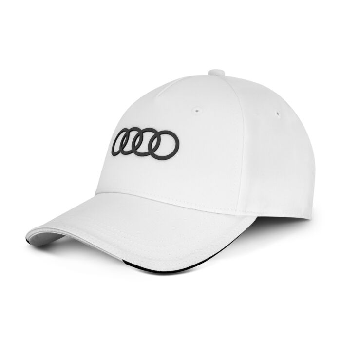 Audi Baseball Kappe Weiß Cap Baseballkappe Baseballcap 3132402610