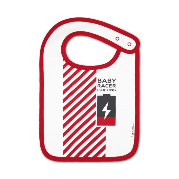 Audi Sport Lätzchen 2er-Set Rot Weiß Sabberlatz Baumwolle Baby 3202200700