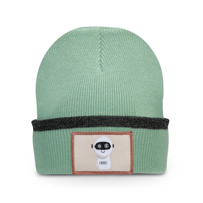 Audi Beanie ADUI Kinder grün Mütze Kindermütze Strickmütze 3202300700