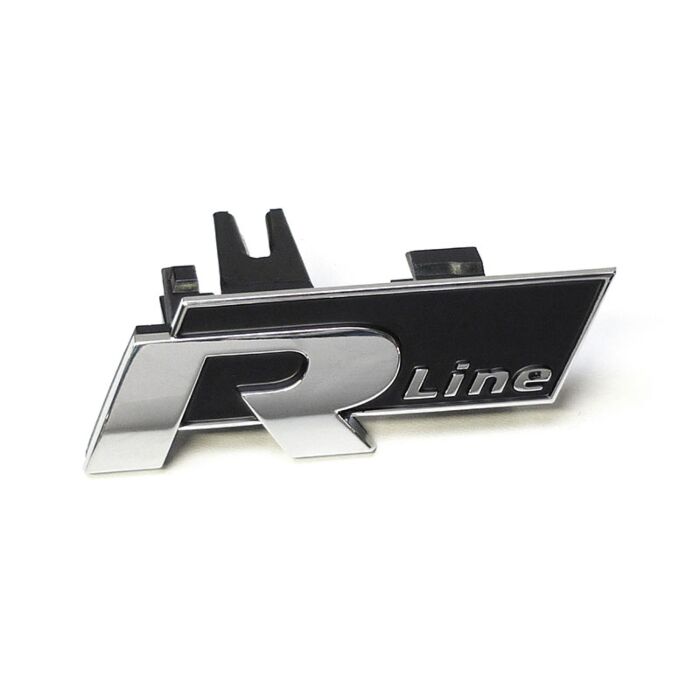 VW Original R Line Logo Kühlergrill Passat B7 3AA853948 FXC Schriftzug Emblem
