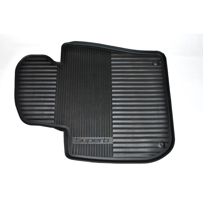 Skoda Superb 2er Set Gummifußmatten Allwettermatten 3T1061551