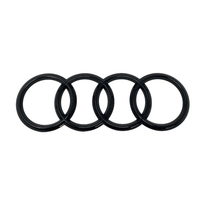 Original Q7 4M Audi Ringe Schwarz 4M0853605 glänzend Grill Vorne Logo Emblem 4M0071801