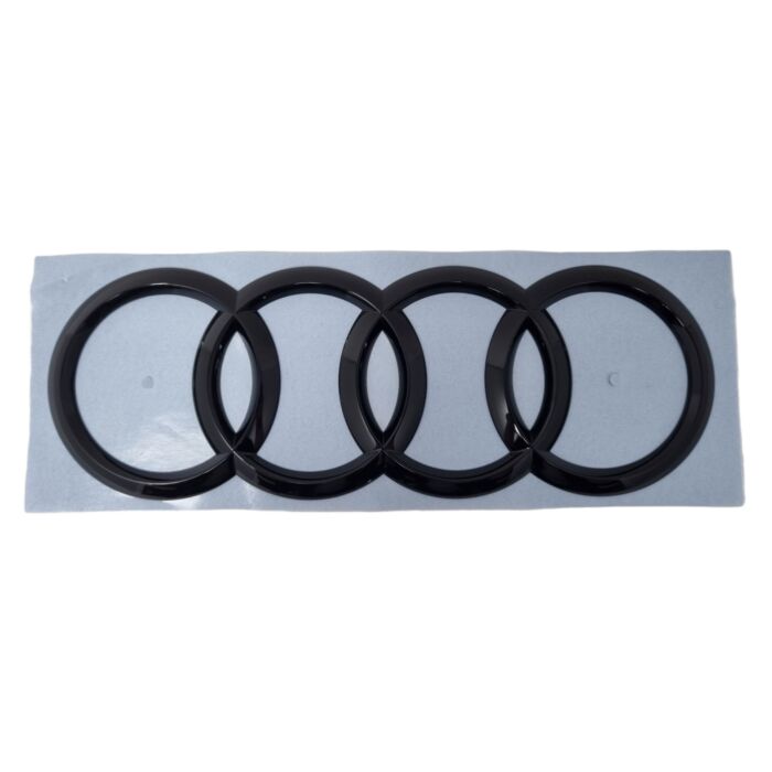 Audi Zechen Schwarz Hinten Heckklappe Logo Emblem Ringe 4M0853742D T94
