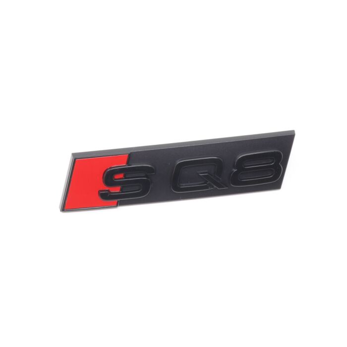Audi SQ8 Schriftzug Schwarz Emblem Logo Kühlergrill 4M8071805 Vorne S Q8 Grill