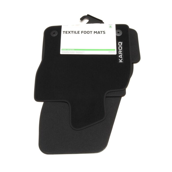 Skoda Karoq Stoffmatten vorn + hinten 4 tlg. Textilmatten Fussmatten SET Original 