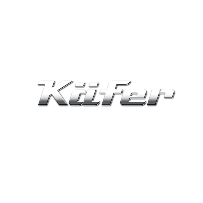 Schriftzug VW Käfer Emblem Logo Heck Selbstklebend Zeichen Chrom 5C0071801D