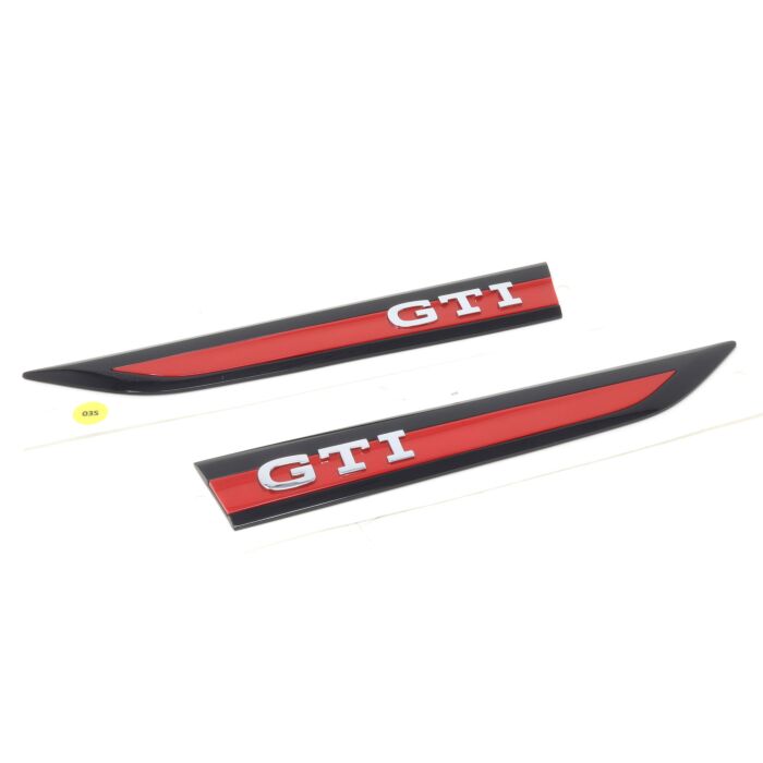 Original Golf 8 GTI Plaketten seitlich Kotflügel Logo Embleme Emblem