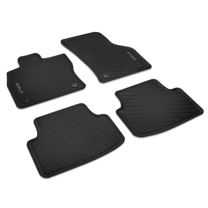 VW Golf 8 Allwetterfußmatten Mild-Hybrid Gummimatten Set Fußmatten Allwettermatten 5H9061500A 82V