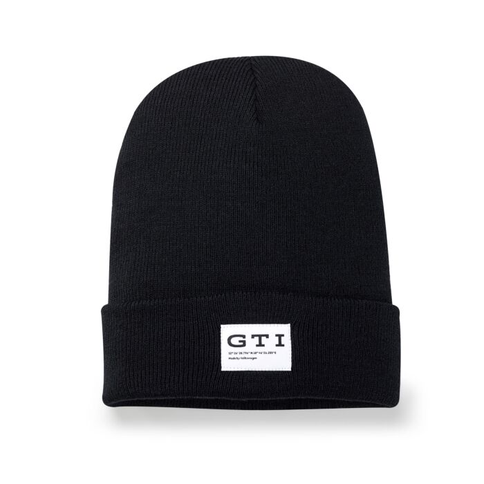 VW GTI Strickmütze Mütze Beanie Schwarz 5HV084303 041