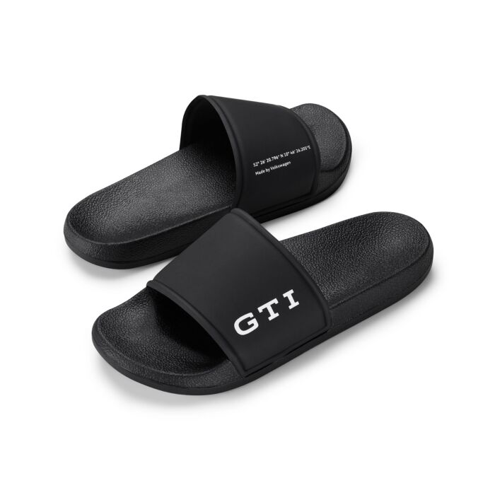VW GTI Badelastschen  Badesandalen Sliders Latschen schwarz 5HV084350  041 5HV084350A 041 5HV084350B 041 5HV084350C 041 5HV084350D 041