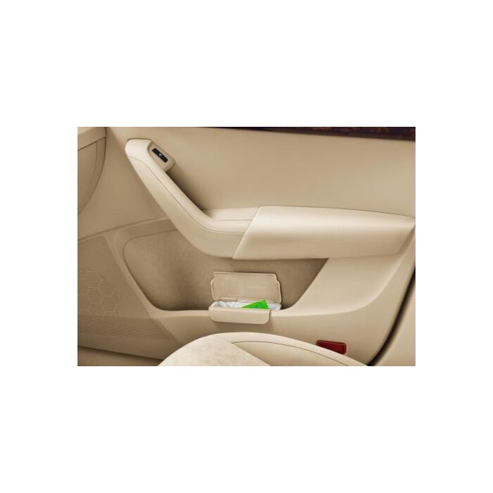 Skoda Abfallbehälter Innentür beige Mülleimer Behälter 5JA061107 WC4