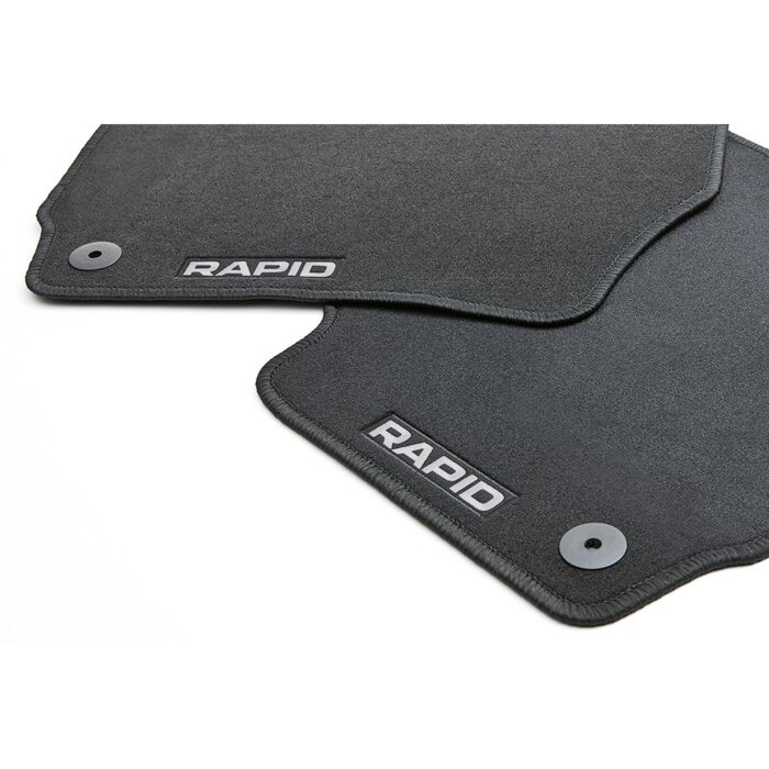 Skoda Rapid Standard Textilfußmatten 5JB061404E Stoffmatten Velours Vorn Hinten Fussmatten Original 