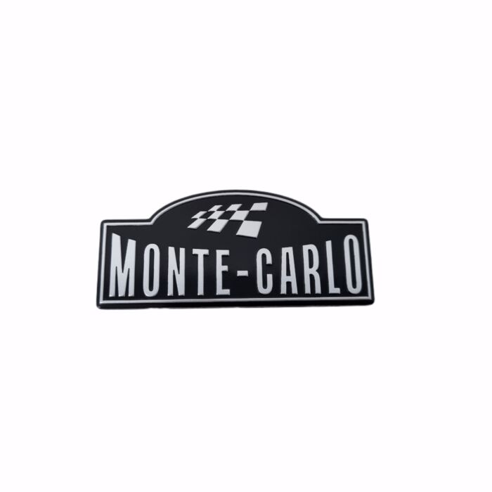 Skoda Monte Carlo Schriftzug B-Säule Plaketten Logo Emblem 5JJ853041A TW4