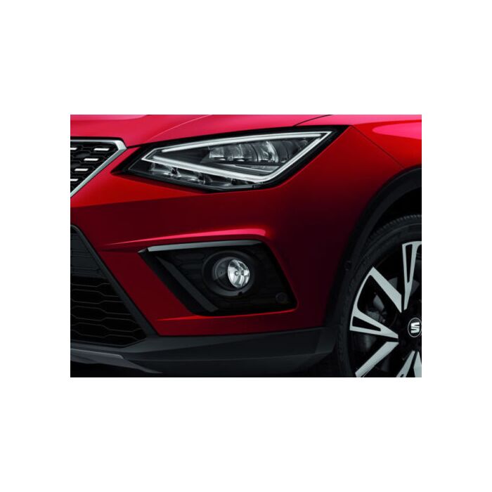 Seat Arona Nebelscheinwerfer Blenden Schwarz Glänzend 6F9071004A Zierblenden NEU Zubehör