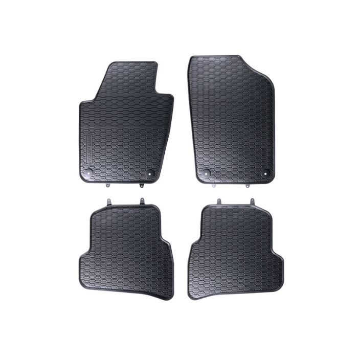 Gummifussmatten Satz VW Polo V 6R vorn hinten Gummimatten Gummi Fußmatten Matten