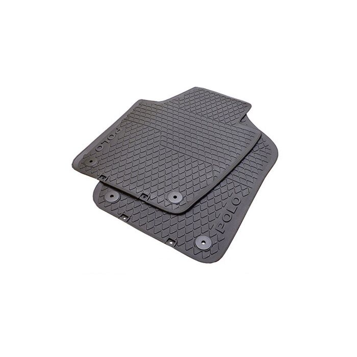 VW Original Polo 6R Gummifussmatten Satz vorn hinten Allwettermatten Fußmatten 6R1061500A 82V