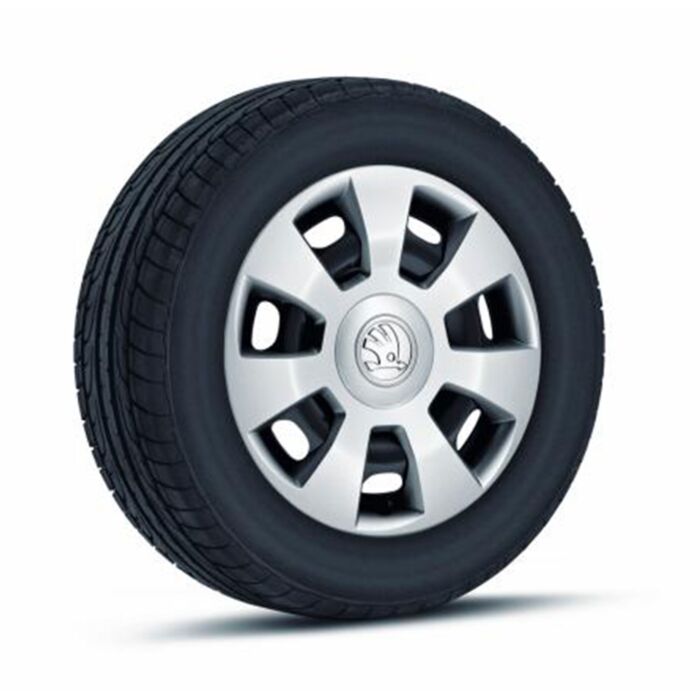 Skoda Radzierkappensatz 14 Zoll Radkappen Fabia Rapid 6V0071454