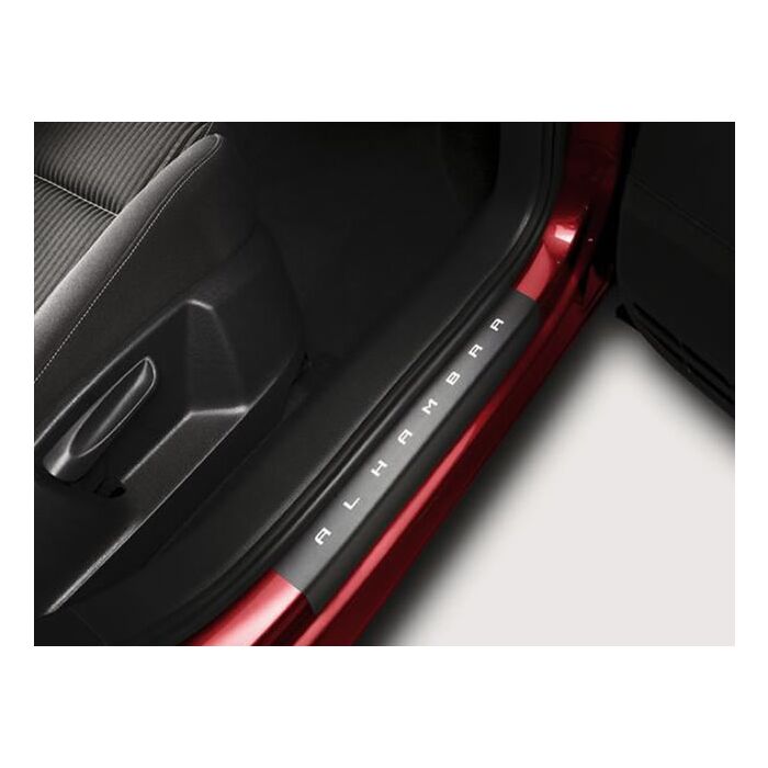 Seat Alhambra Einstiegsleisten Schutzfolie Schwarz Schweller Folie Schutz  Zubehör