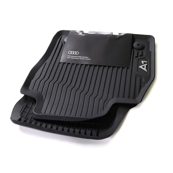 Audi A1 GB Sportback Allwetterfussmatten vorn 2-tlg. Gummifussmatten Gummimatten Original Fußmatten Matten Gummi 82B061501