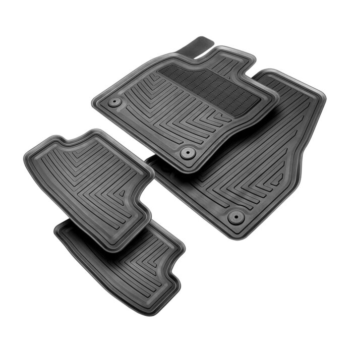 VW Gummifussmatten Satz Golf 7 8 VII VIII Variant vorn hinten Gummimatten Gummi Fußmatten Matten 5G1061500A 82V 5G1061502A 82V 5G0061512A 82V e Golf eGolf