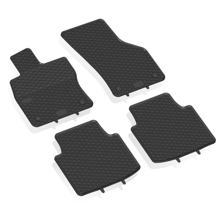Gummimatten 4 tlg. Fussmatten Allwetter Matten kompatibel mit VW Arteon Shooting Brake 914/4C