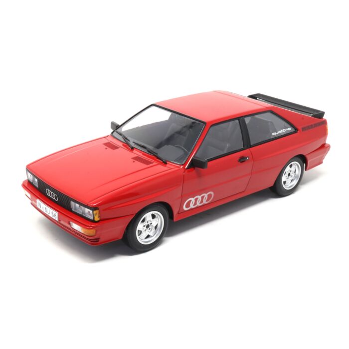Audi quattro Coupe Venusrot 1:18 Modellauto Miniatur 1/18 Modell Rot 1980 Red