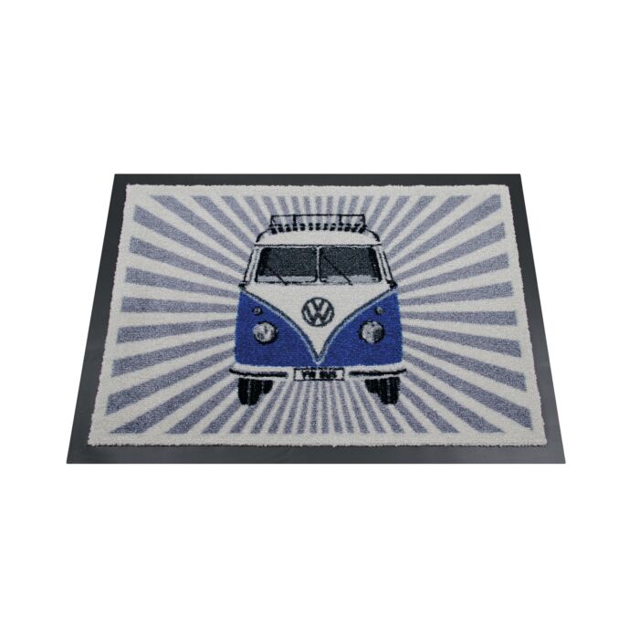 VW T1 BUS FUßMATTE STRAHLEN/Blau Fußabtreter Matte Abtreter BUDM12