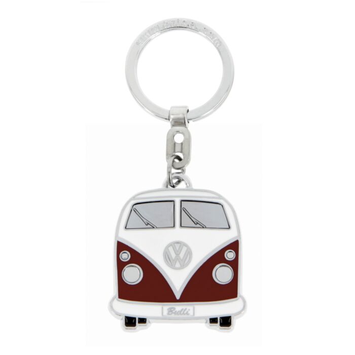 VW T1 BUS SCHLÜSSELANHÄNGER IN GESCHENKDOSE - Rot Anhänger Key Ring BUKH01