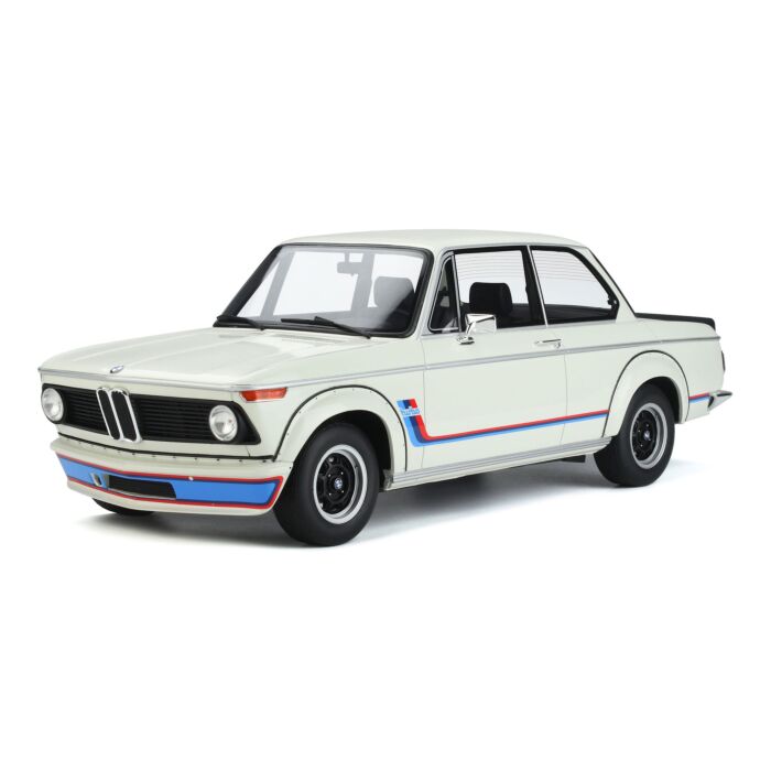 BMW 2002 Turbo E20 1:12 Modellauto Miniatur 1/12 Chamonix Weiß White 1974 G077