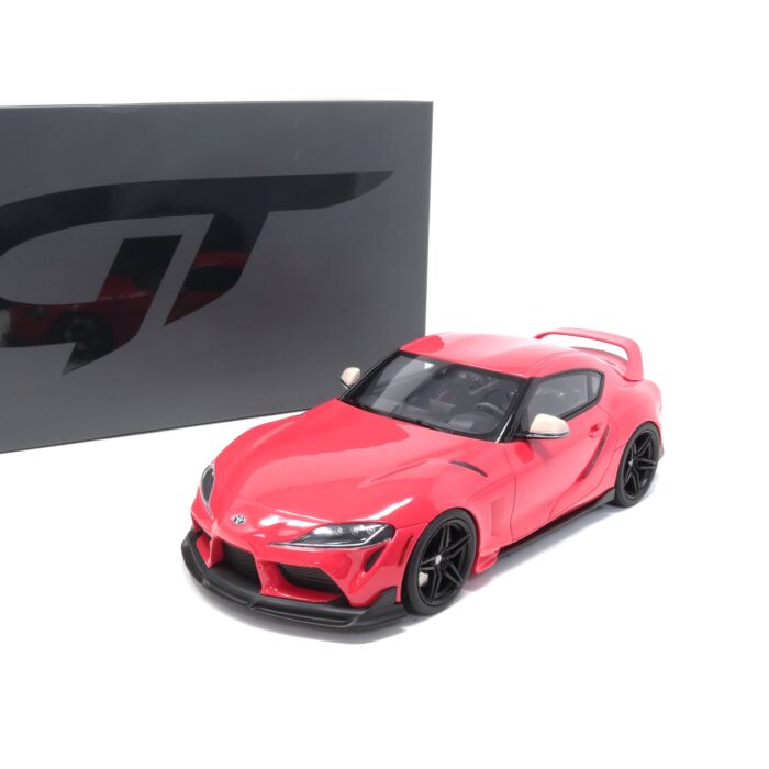Toyota Supra GR Heritage Edition 1:18 Modellauto Re-Entry Red Miniatur GT339 Rot Original GT 339 GT Spirit GTSPIRIT
