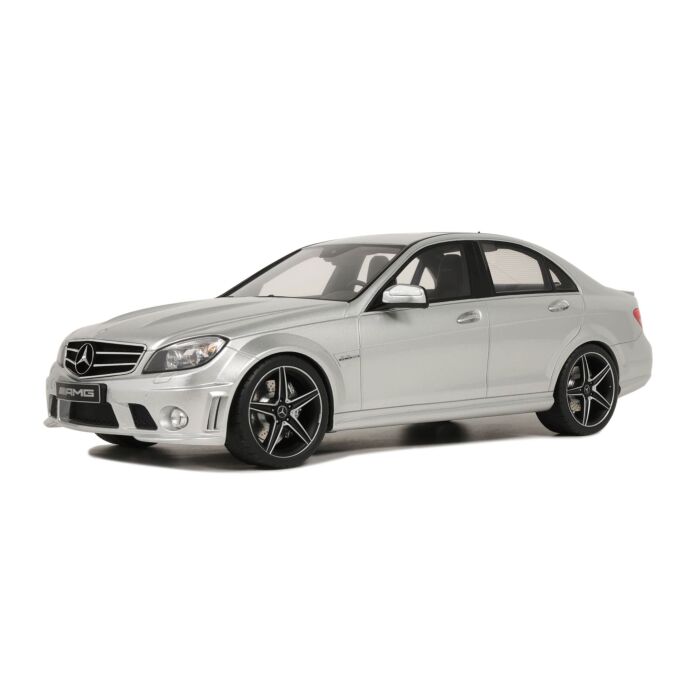 Mercedes Benz C63 AMG Limousine 1:18 Modellauto Miniatur Iridium Silber GT462 Silver GT Spirit
