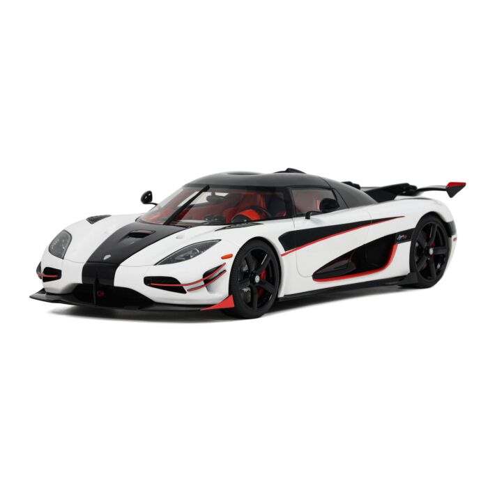 Koenigsegg Agera RS 1:18 Modellauto Miniatur 1/18 Arcticweiß Schwarz White Black GT877 877