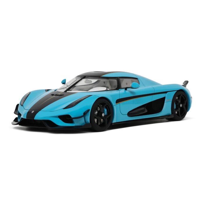 Koenigsegg Regera 1:18 Modellauto Miniatur 1/18 Blau Blue GT881 2018 881