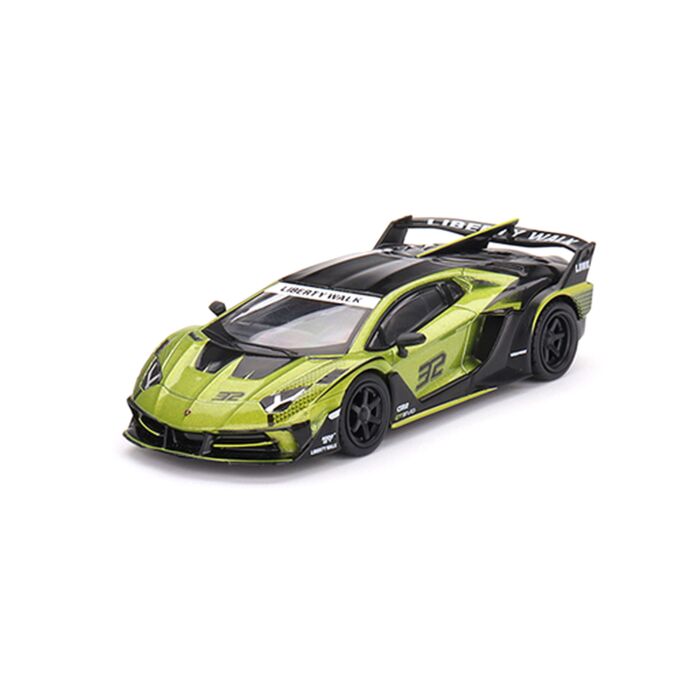 Lamborghini Aventador GT EVO 1:64 Modellauto Lime MGT00605 Grün LB WORKS 1/64 Miniatur Mini GT TSM Model