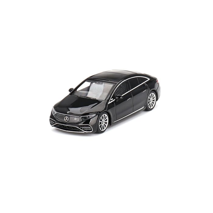 Mercedes Benz EQS 580 4Matic 1:64 Modellauto Miniatur 1/64 Schwarz Black MGT00694-L MGT00694