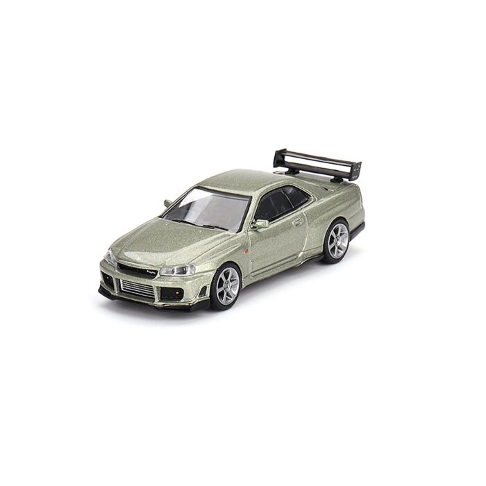 Nissan Skyline GT-R R34 1:64 Modellauto Miniatur 1/64 Tommykaira Millenium Jade MGT00697-R 697 MINI GT TSM MODEL